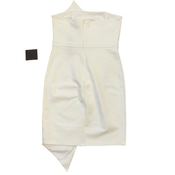 Lulus White Bodycon Strapless Dress Women’s Sz L Bridal Bride Bachelorette Party - Picture 3 of 14